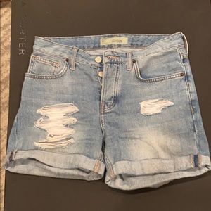 Denim shorts